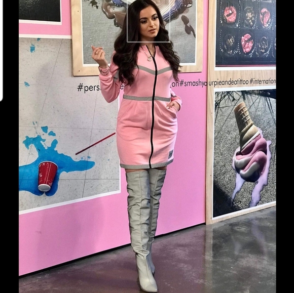 ❣❣Color block sweater dress - Picture 2 of 8